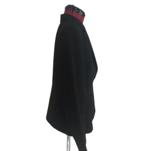Kasper Blazer Women's Size 14 Black Long Sleeve One-Button Closure - Picture 3 of 9